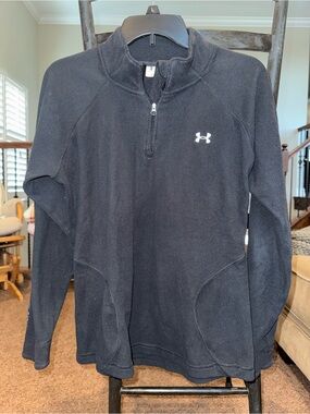 Under Armour Women’s Black Quarter-Zip Fleece Pullover